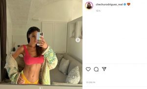 cecilia rodriguez selfie allo specchio in bikini che corpo 4