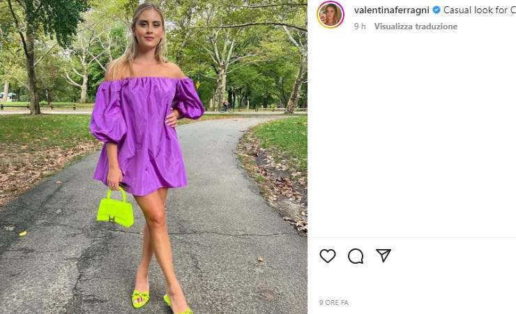 Valentina Ferragni in posa