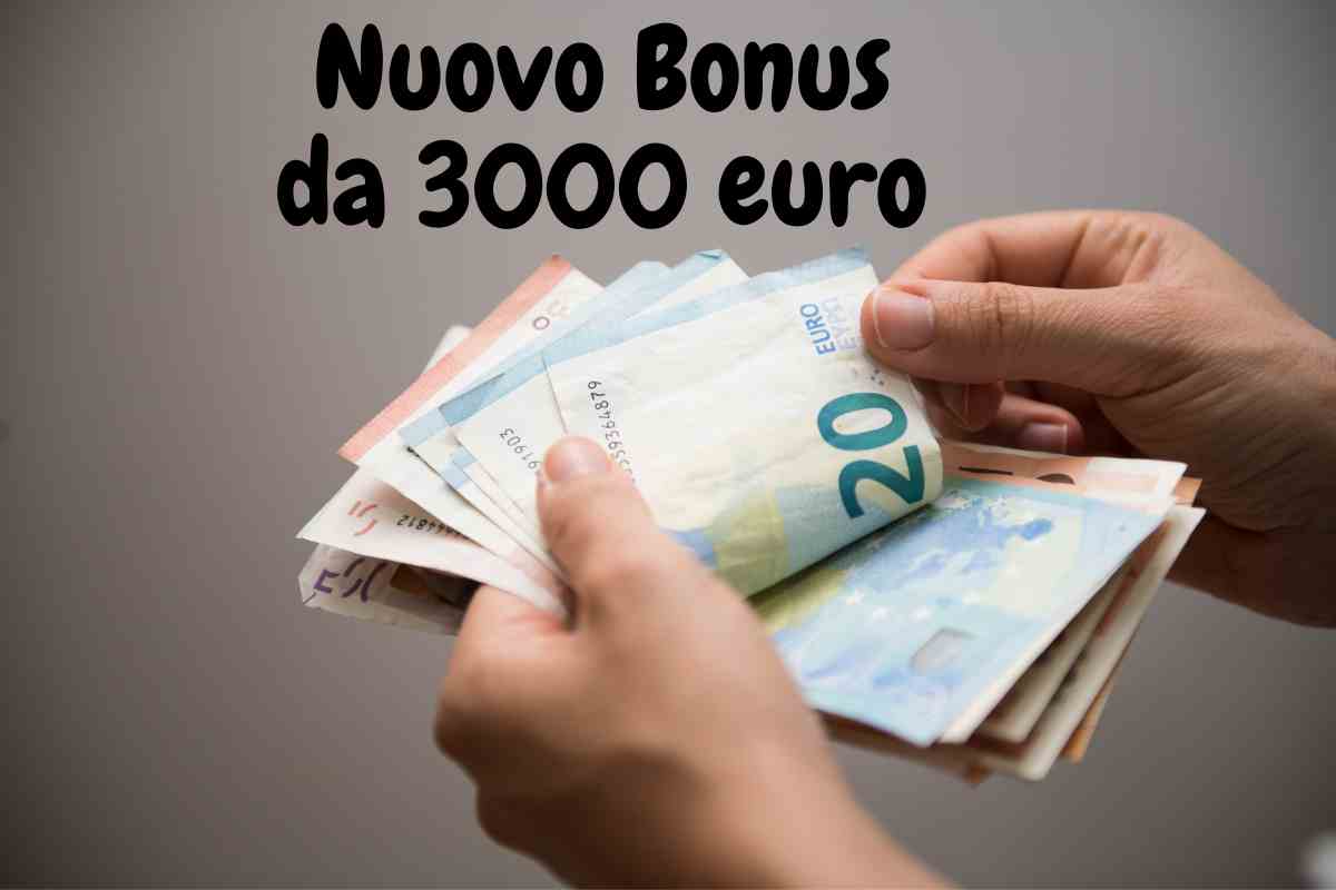 Governo approva nuovo bonus da 3000 euro, ecco chi potrà richiederlo